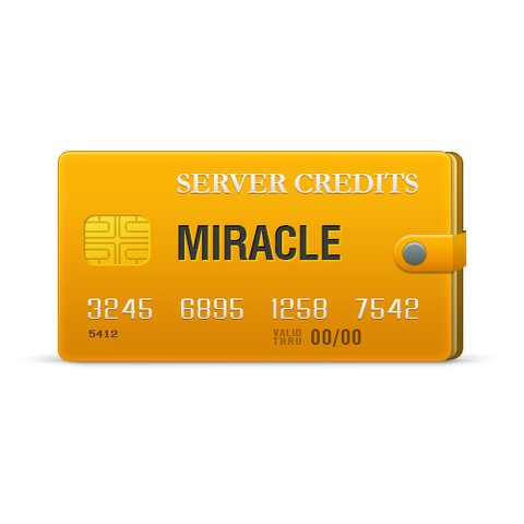 Créditos del servidor Miracle