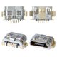 Conector de carga puede usarse con Samsung T290 Galaxy Tab A 8.0" WiFi, T295 Galaxy Tab A 8.0" LTE;  Huawei P9 Lite, Y3 (2017), Y5 (2017), Y6 II, Y7 (2017), 5 pin, micro USB tipo-B, VNS-L21/CRO-U00/CAM-L21