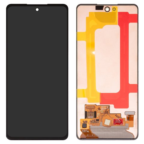 Pantalla LCD puede usarse con Samsung A536 Galaxy A53 5G, negro, sin marco, Original PRC 