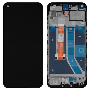 Pantalla LCD puede usarse con OnePlus Nord N100, negro, con marco, Original PRC , BV065WBM L03 MB03 BV065WBM L03 MB02