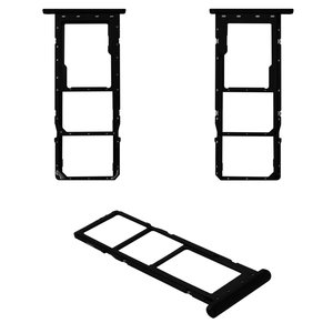 Sujetador de tarjeta SIM puede usarse con Samsung A035F Galaxy A03, negro