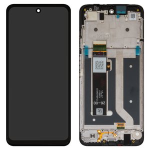 Pantalla LCD puede usarse con Motorola Moto G34, Moto G45, negro, con marco, High Copy, 1540464621