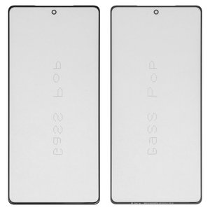 Vidrio de carcasa G+OCA PRO puede usarse con Infinix GT 20 Pro X6871 , Note 40 X6853 , con película OCA, negro