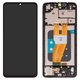 Pantalla LCD puede usarse con Samsung A055 Galaxy A05, negro, con marco, original (vidrio reemplazado)