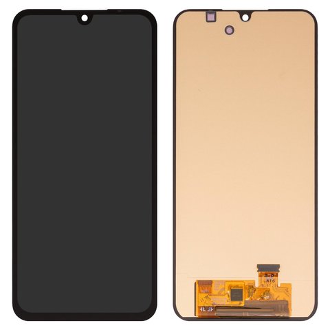 Pantalla LCD puede usarse con Samsung A175 Galaxy A17 4G, negro, sin marco, High Copy, OLED 