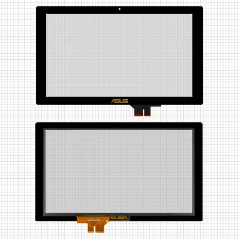 Сенсорний екран для Asus VivoBook Q200E, VivoBook S200, VivoBook S200E, VivoBook X200, VivoBook X202E, чорний