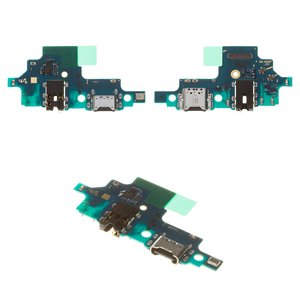 Шлейф для Samsung A920F DS Galaxy A9 2018 , конектора навушників, конектора зарядки, з мікрофоном, High Copy, плата зарядки