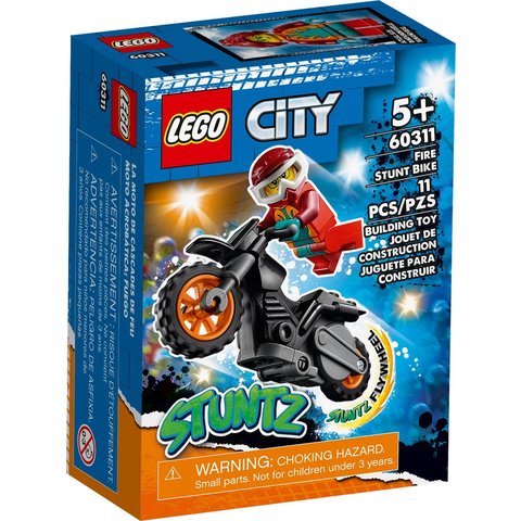 Конструктор LEGO City Огненный каскадерский мотоцикл 60311 