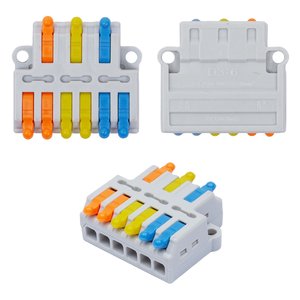 Клема швидкого монтажу D3 6, прохідна, 0,08–2.5 мм², 250 В, 32A