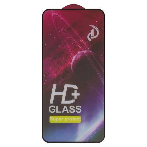 Защитное стекло All Spares для Samsung A356 Galaxy A35 5G, A556 Galaxy A55, совместимо с чехлом, Full Glue, черный, cлой клея нанесен по всей поверхности