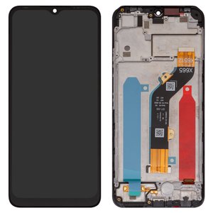 Дисплей для Infinix Hot 20i X665C, X665E , черный, с рамкой, High Copy, 1540432170