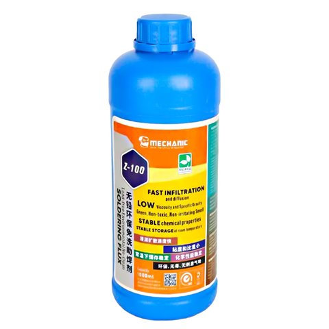 Флюс жидкий Mechanic Z 100, не требует смывания, 1 л