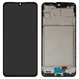 Дисплей для Samsung A165 Galaxy A16, чорний, з рамкою, High Copy, OLED 