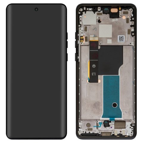 Дисплей для Motorola Edge 40 Neo, черный, с рамкой, Original PRC 