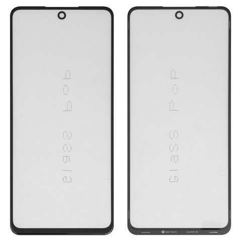 Скло корпуса G+OCA PRO для Tecno Pova 2, Pova 3; Infinix Note 11 Pro X697 , з ОСА плівкою, чорне