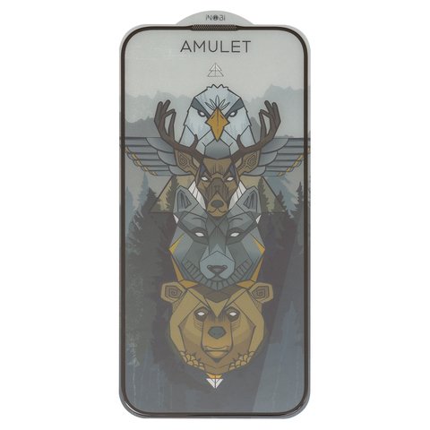 Защитное стекло iNobi Amulet для Apple iPhone 15 Pro, Full Glue, Anti Static, черный