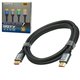 Кабель HDMI 2.0V 4K 3840P, 5 м, з позолоченими конекторами, чорний