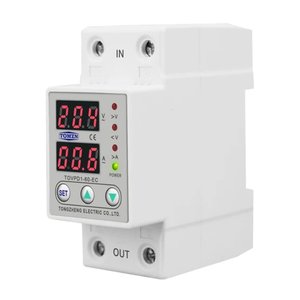 Реле напряжения TOMZN TOVPD1 40 VA, 220 В, 40 A, с защитой по току и напряжению