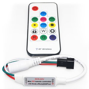 Контролер з РЧ пультом SP103E (RGB, WS2801, WS2811, WS2812, WS2813 5 В) Контролер з РЧ пультом SP103E (RGB, WS2801, WS2811, WS2812, WS2813 5 В)