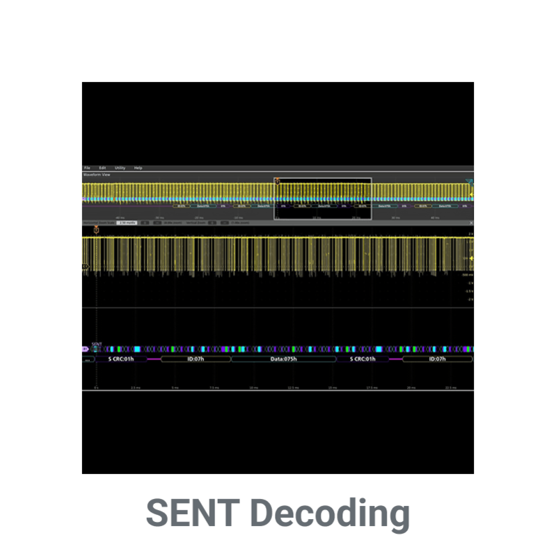 Opciones de software "SENT Decoding" - ToolBoom